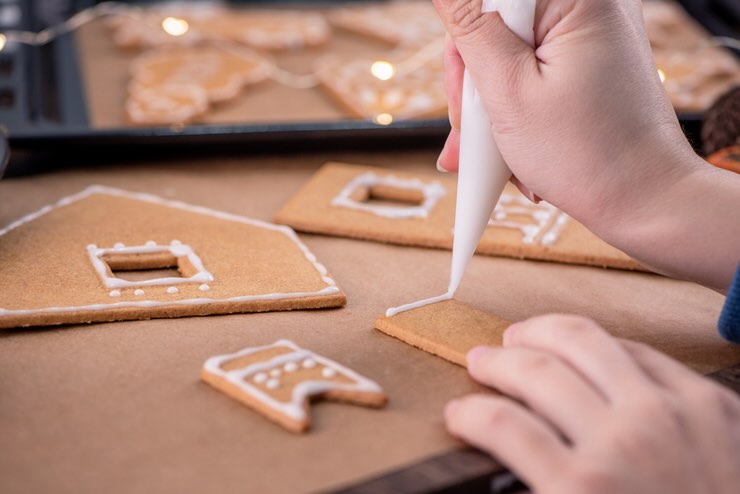 Decorare con carta da forno 